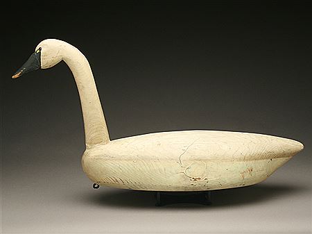 Swan decoy by John Vickers - Auction record, sale price, and art valuation. Compare with similar artists and explore comparable artworks.