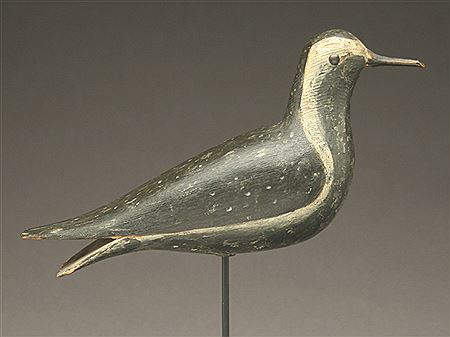 Very rare hollow carved golden plover