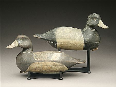 Pair of hollow bluebills by Ezra Hankins - Auction record, sale price, and art valuation. Compare with similar artists and explore comparable artworks.