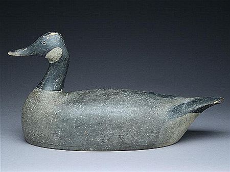 Rare hollow carved Canada goose