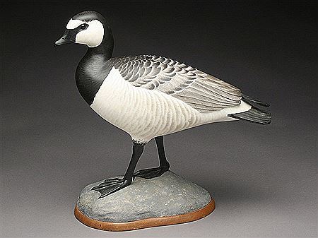 Very rare, possibly one of a kind, full size standing, barnacle goose