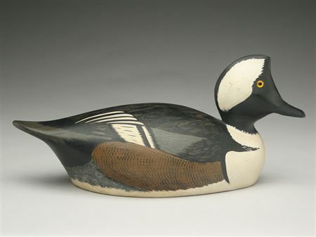 Extremely rare hooded merganser drake by Ken Harris - Auction record, sale price, and art valuation. Compare with similar artists and explore comparable artworks.