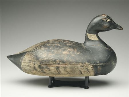 Very rare hollow carved brant