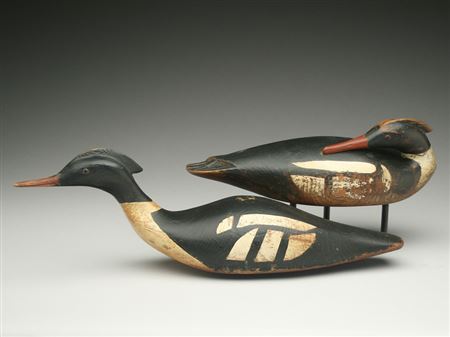 Two merganser drakes by Andrea Broussard - Auction record, sale price, and art valuation. Compare with similar artists and explore comparable artworks.
