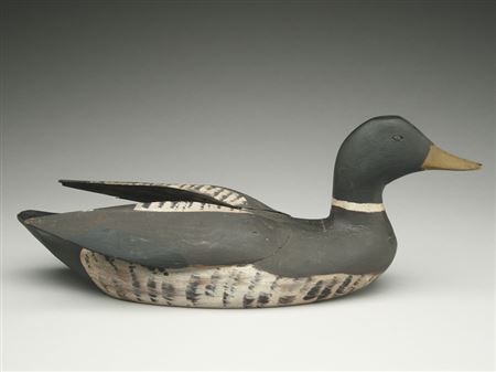 Exceptional mallard drake with lifted wings by George Raymond Huey - Auction record, sale price, and art valuation. Compare with similar artists and explore comparable artworks.