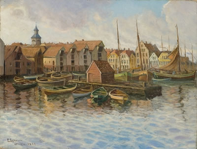 From Stavanger Harbour, study