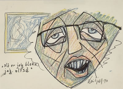 Portrait of Kai Fjell: Self-portrait