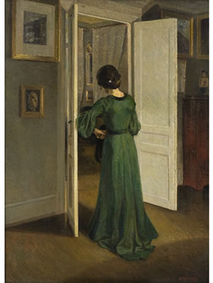 Sample artwork by Lars Jorde (1865 - 1939), known for landscape and figure painting, illustration - View similar artists and auction records