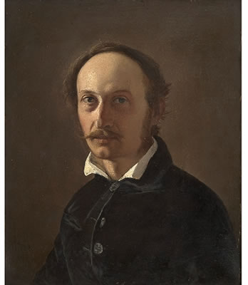 Portrait of Knud Andreassen Baade: Selvportrett