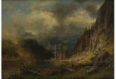 Skogslandskap by Erik Bodom - Auction record, sale price, and art valuation. Compare with similar artists and explore comparable artworks.