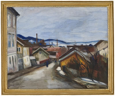 Varkveld i Lillehammer by Kristen Holbo - Auction record, sale price, and art valuation. Compare with similar artists and explore comparable artworks.