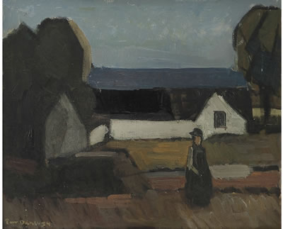 Hvit bondegard by Peer Lorentz Dahl - Auction record, sale price, and art valuation. Compare with similar artists and explore comparable artworks.