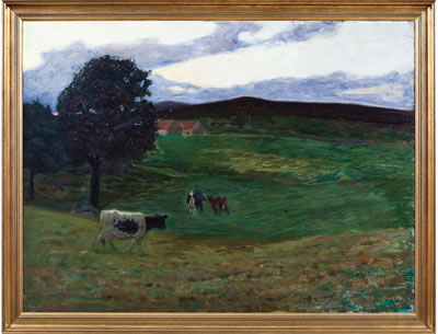 Sample artwork by August Jacobsen (1868 - 1965), known for painting - View similar artists and auction records