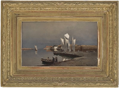 Harbour, afternoon 1882