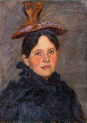 Portrait of Bokken Lasson by Jacob Bratland - Auction record, sale price, and art valuation. Compare with similar artists and explore comparable artworks.