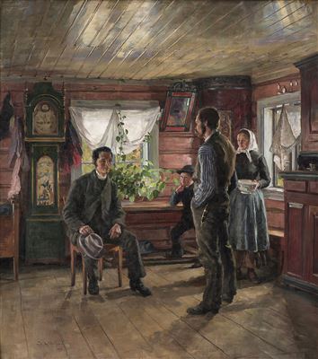 Sample artwork by Jakob Gloersen (1852 - 1912), known for painting - View similar artists and auction records