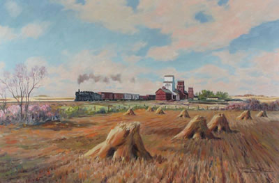 FREIGHT TRAIN (BARNWELL, ALBERTA)