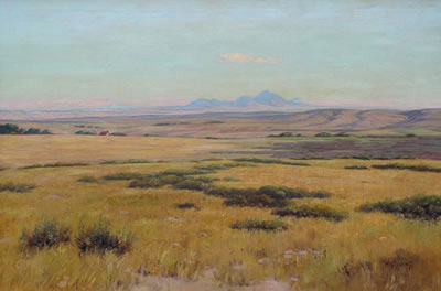 Sample artwork by Roland Gissing (1895 - 1967), known for mountain landscape painting - View similar artists and auction records