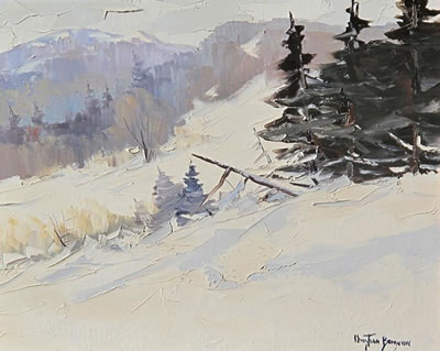 QUEBEC WINTER LANDSCAPE