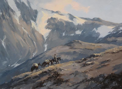 RIDER IN THE ALPINE