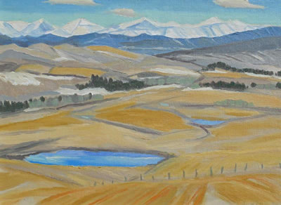 FOOTHILLS LANDSCAPE; 1982