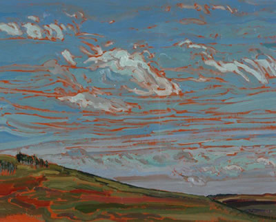 CLOUD GESTURES WEST OF COCHRANE, ALTA by David More - Auction record, sale price, and art valuation. Compare with similar artists and explore comparable artworks.