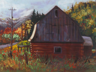 ROADSIDE BARN by Karin Richter - Auction record, sale price, and art valuation. Compare with similar artists and explore comparable artworks.