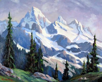 Sample artwork by Reginald Harvey (1888 - 1963), known for painting - View similar artists and auction records