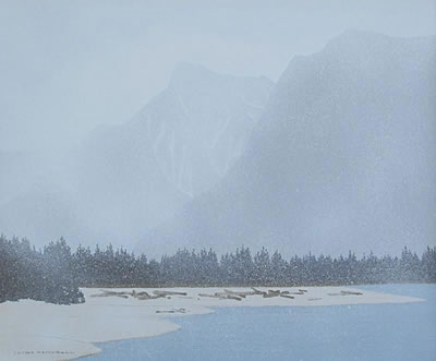 BANFF SNOWFALL by Leyda Campbell - Auction record, sale price, and art valuation. Compare with similar artists and explore comparable artworks.