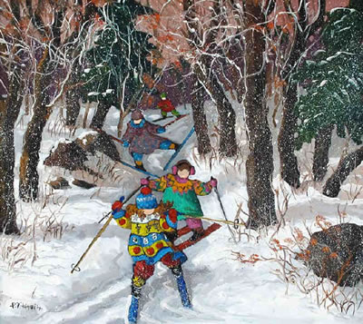 DE JOYEUX LURONS by Pauline Thibodeau Paquin - Auction record, sale price, and art valuation. Compare with similar artists and explore comparable artworks.