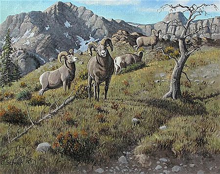 Sample artwork by Elmer Schock, known for painting - View similar artists and auction records