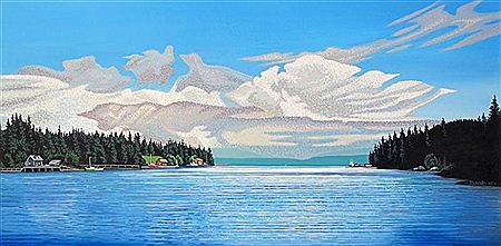 BAMFIELD INLET by Bill Dixon - Auction record, sale price, and art valuation. Compare with similar artists and explore comparable artworks.