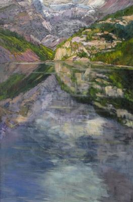 TWILIGHT, LAKE LOUISE, ALBERTA; 2001