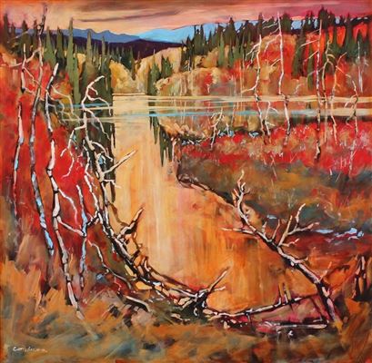 AS EVENING FALLS by Curtis Golomb - Auction record, sale price, and art valuation. Compare with similar artists and explore comparable artworks.