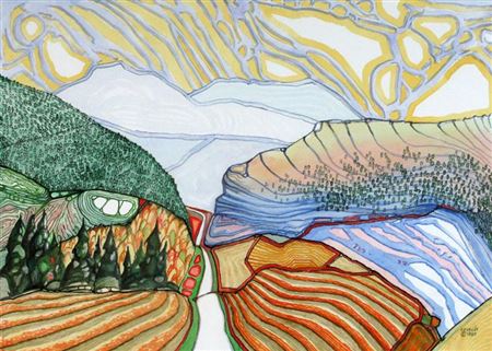 BIG HORN TRAIL, DOORWAY TO KANANASKIS; 1990 by Armand Vallee - Auction record, sale price, and art valuation. Compare with similar artists and explore comparable artworks.