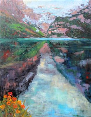 LAKE LOUISE REFLECTIONS by Dorothy Chisholm - Auction record, sale price, and art valuation. Compare with similar artists and explore comparable artworks.