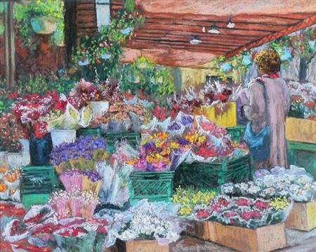 FLOWER MARKET, CABBAGETOWN, TORONTO; 1999