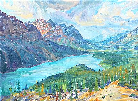 PEYTO LAKE by Michael Janzen - Auction record, sale price, and art valuation. Compare with similar artists and explore comparable artworks.