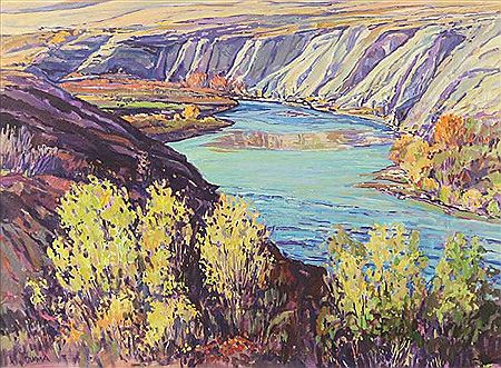 BEND IN THE CROWSNEST RIVER by Bill (William) Frederick Duma - Auction record, sale price, and art valuation. Compare with similar artists and explore comparable artworks.