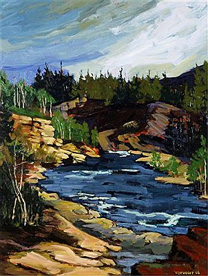 ELBOW RIVER - LATE SUMMER; 1968