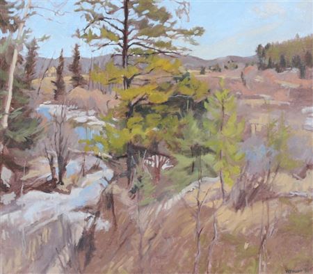 BRAGG CREEK, LAST SNOW; 1980