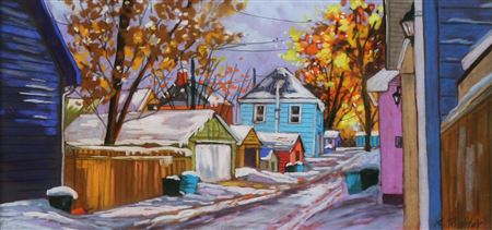 WINTER CAME EARLY by Karin Richter - Auction record, sale price, and art valuation. Compare with similar artists and explore comparable artworks.