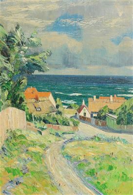 FRISK SUMMERDAG, TISUILDE (NORTH END OF ISLAND OF ZEELAND, DENMARK) by Arthur Nielsen - Auction record, sale price, and art valuation. Compare with similar artists and explore comparable artworks.