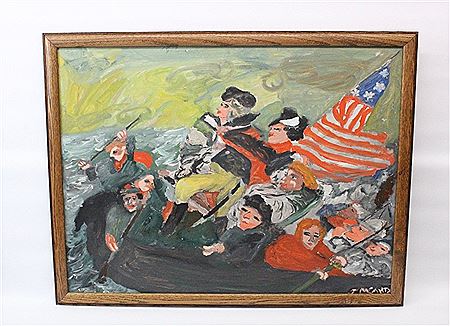 "WASHINGTON CROSSES THE DELAWARE"