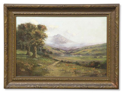 Sample artwork by Richard DeTreville (1864 - 1929), known for landscape, portrait, cartoon - View similar artists and auction records