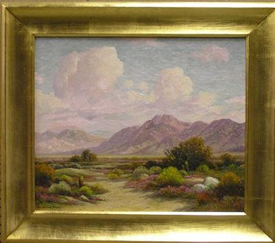 Desert Landscape by John Anthony Conner - Auction record, sale price, and art valuation. Compare with similar artists and explore comparable artworks.