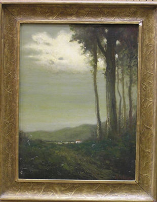 Landscape with California Mission