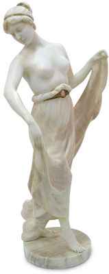 A woman in classical drape