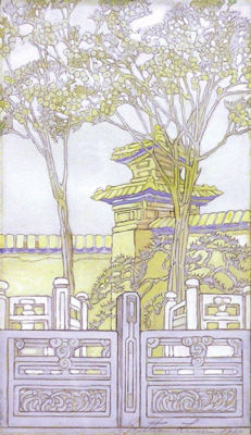 Palace Gates by Bertha Boynton Bull Lum - Auction record, sale price, and art valuation. Compare with similar artists and explore comparable artworks.