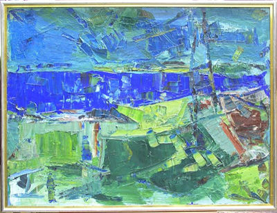 Grass Valley by Theodore Polos - Auction record, sale price, and art valuation. Compare with similar artists and explore comparable artworks.